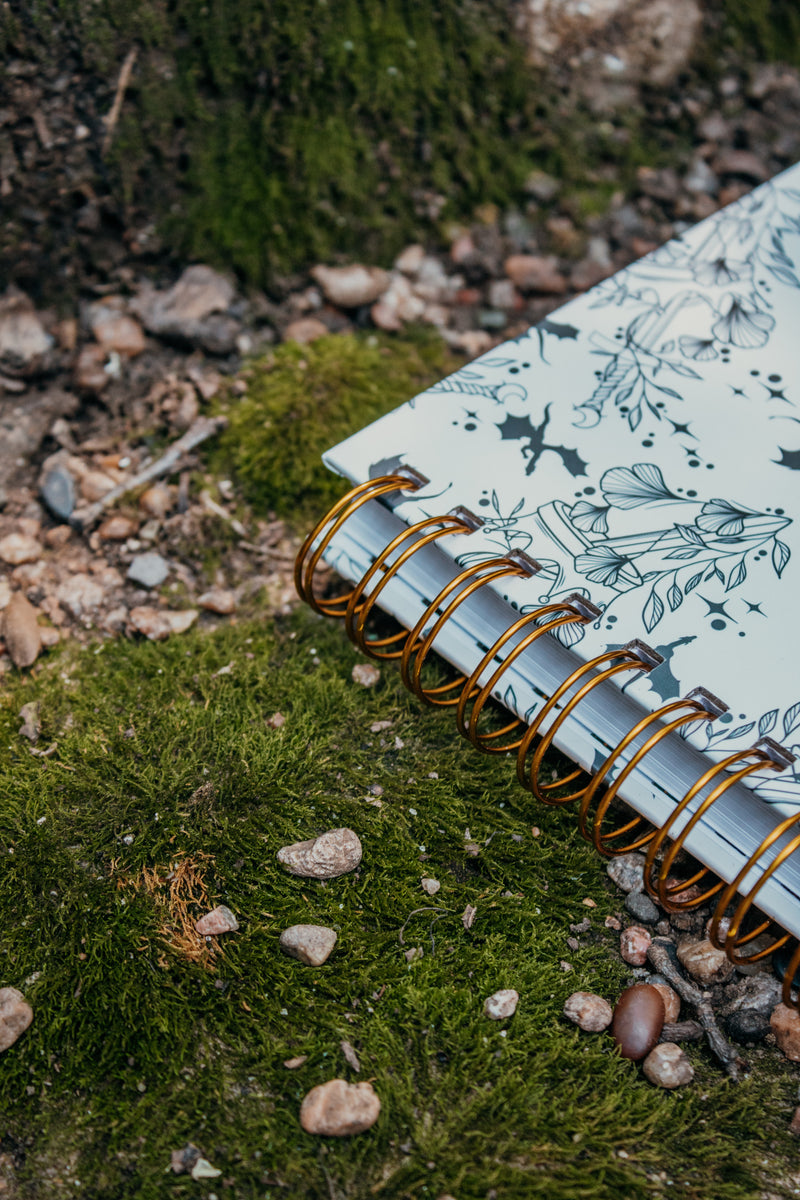 Ivory Swords Hardcover Notebook