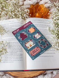 Cozy Night in Reading Sticker Sheet