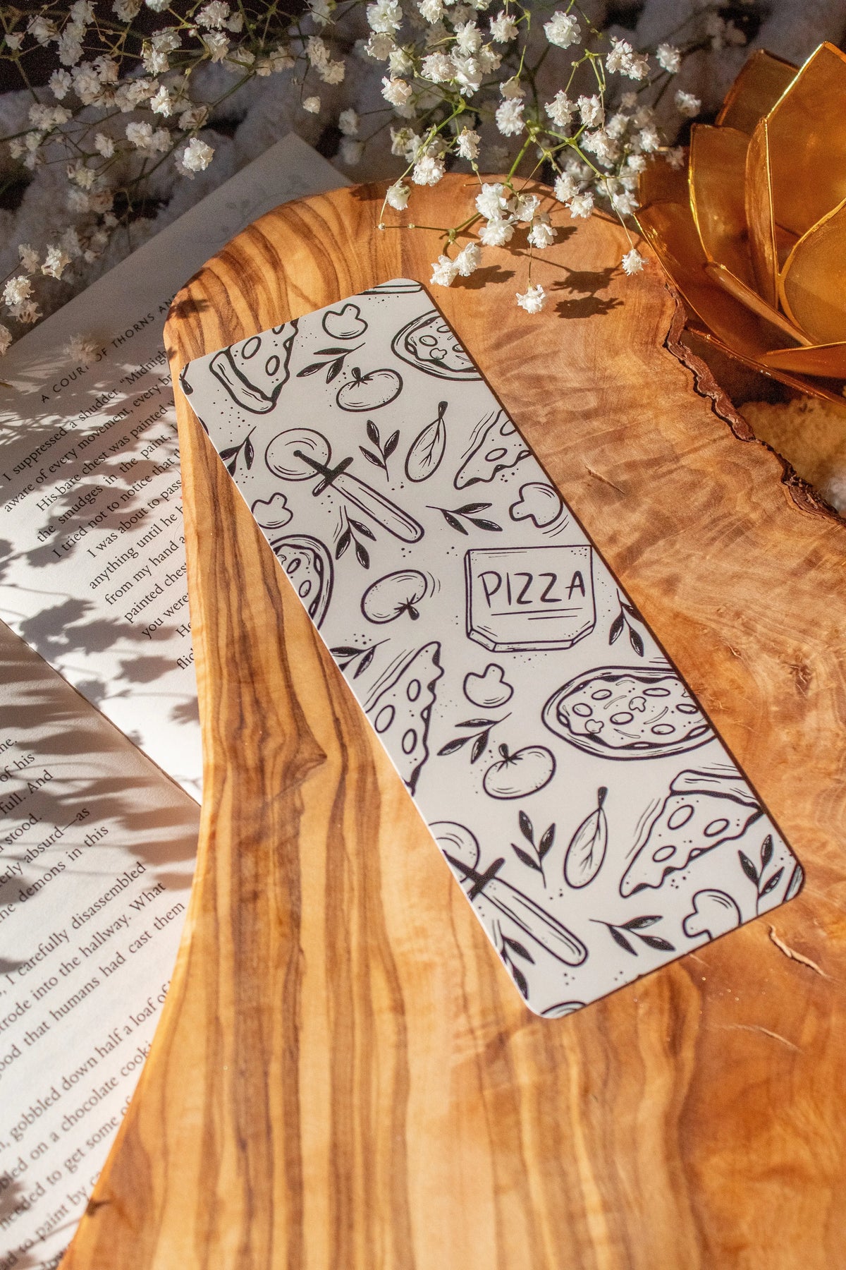 Pizza Party Foil Bookmark