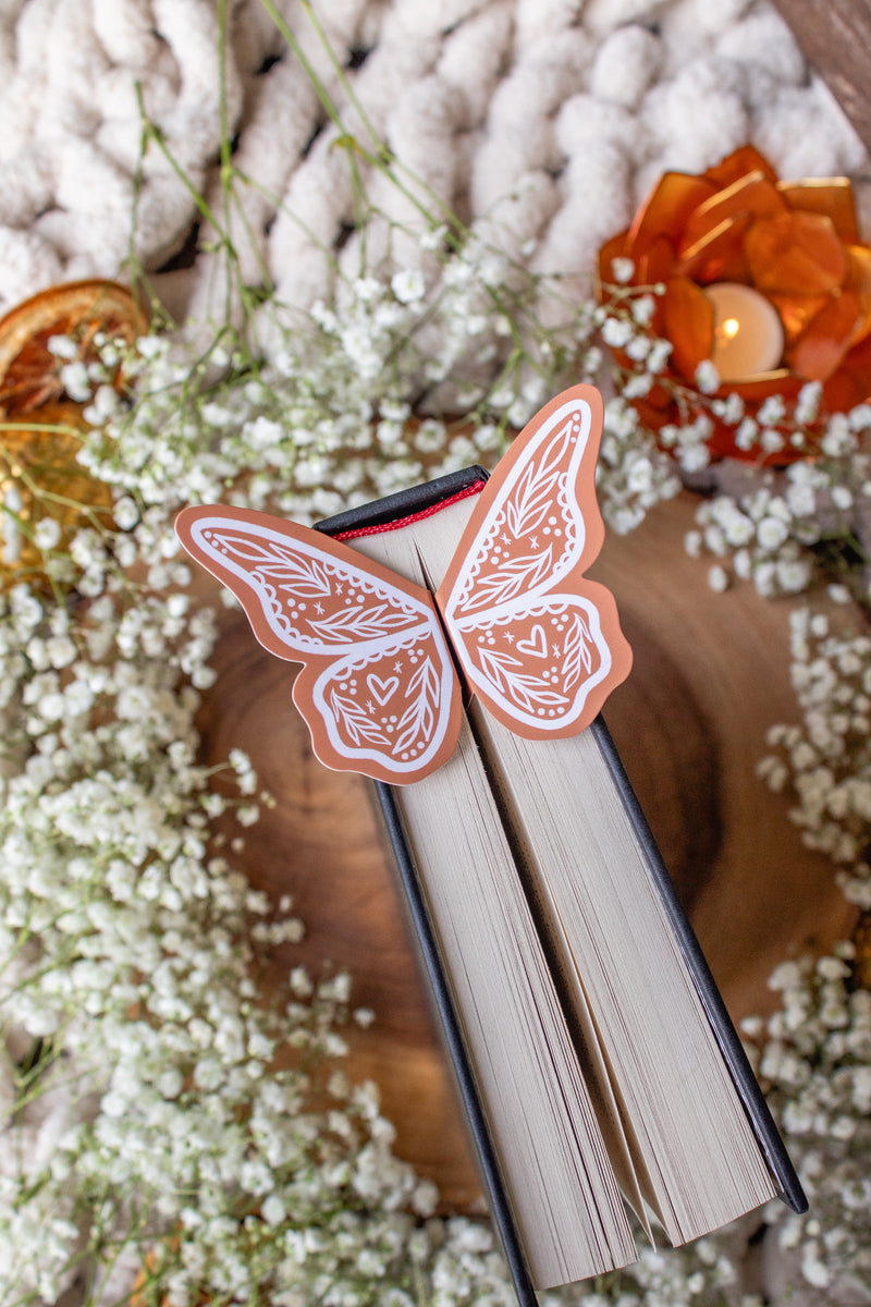 Gingerbread Butterfly Wings 3D Bookmark