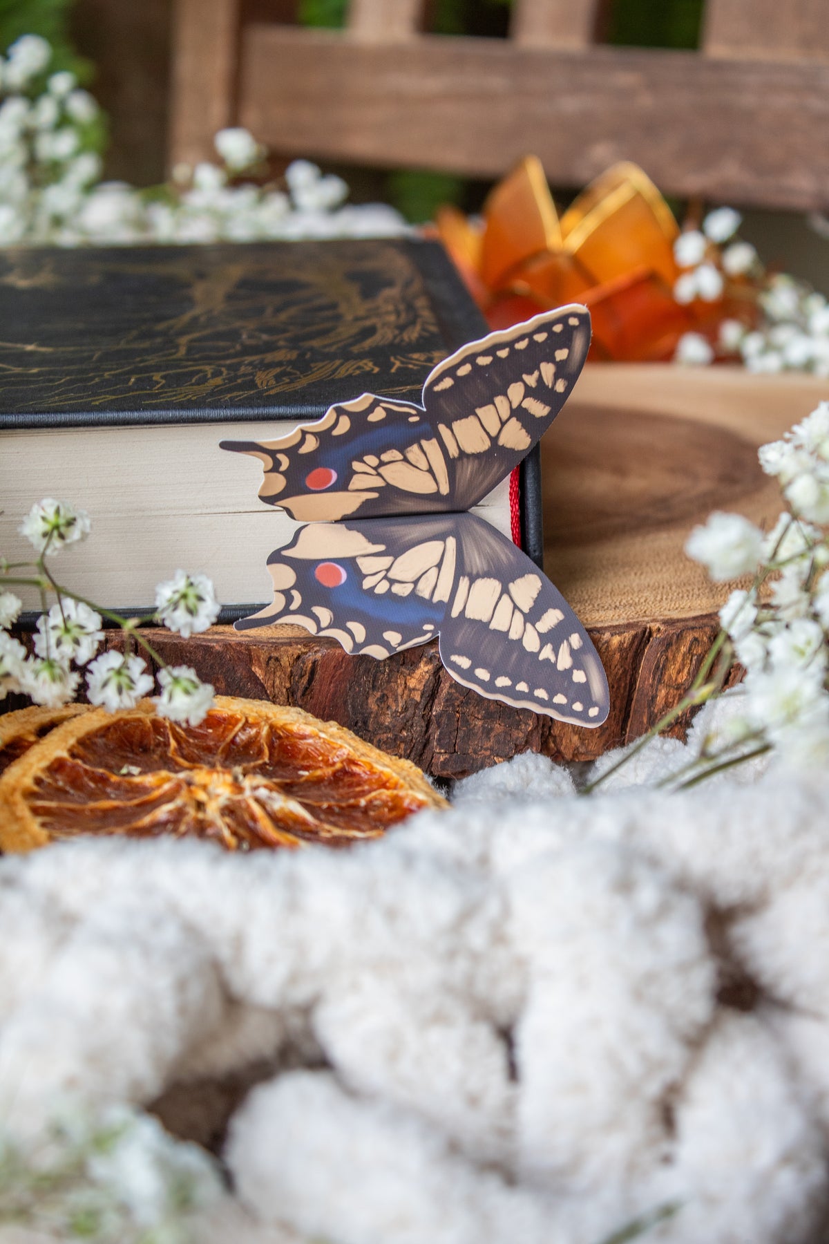 Swallowtail Butterfly Wings 3D Bookmark