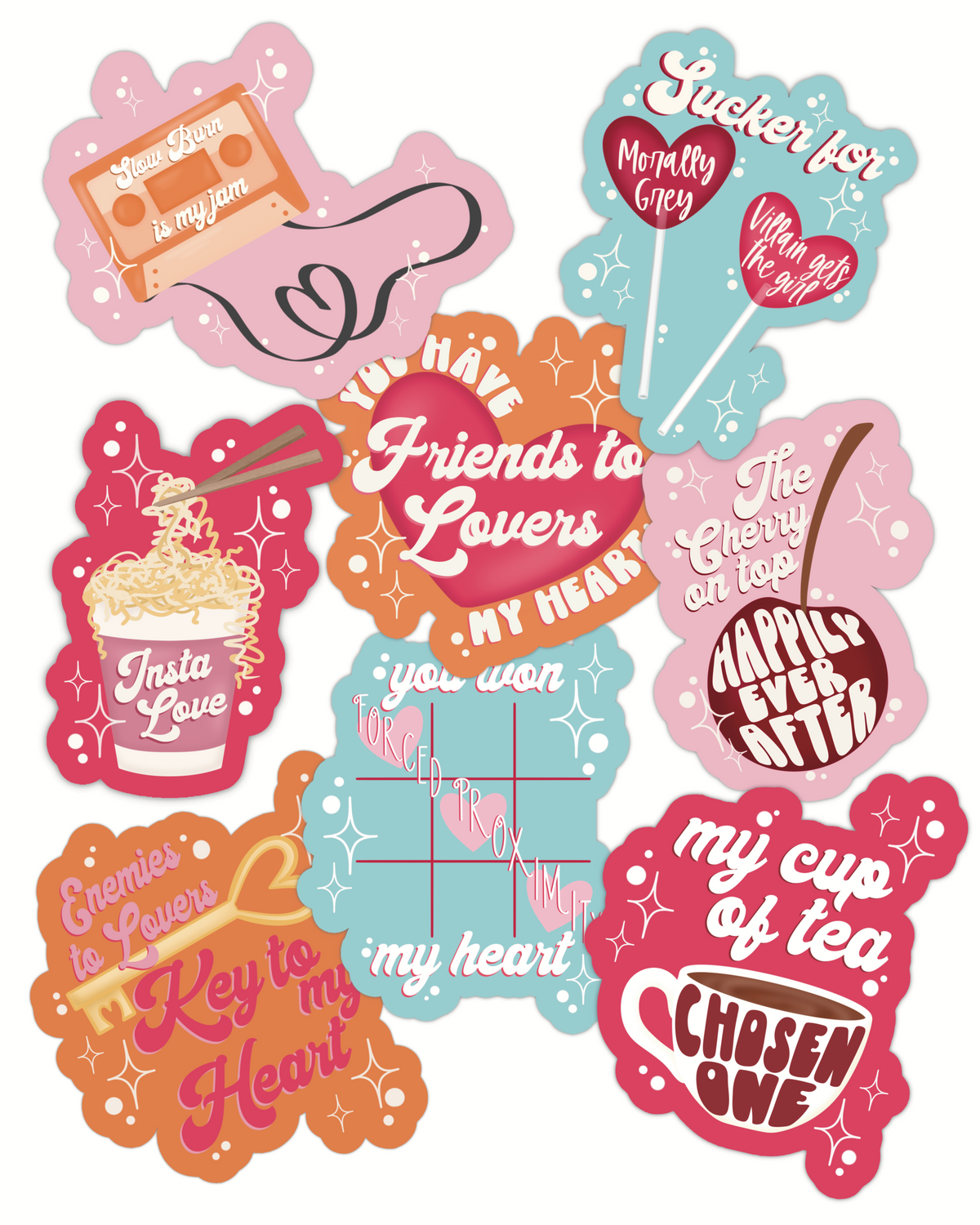 Book Trope Sticker Pack | Feb 2025