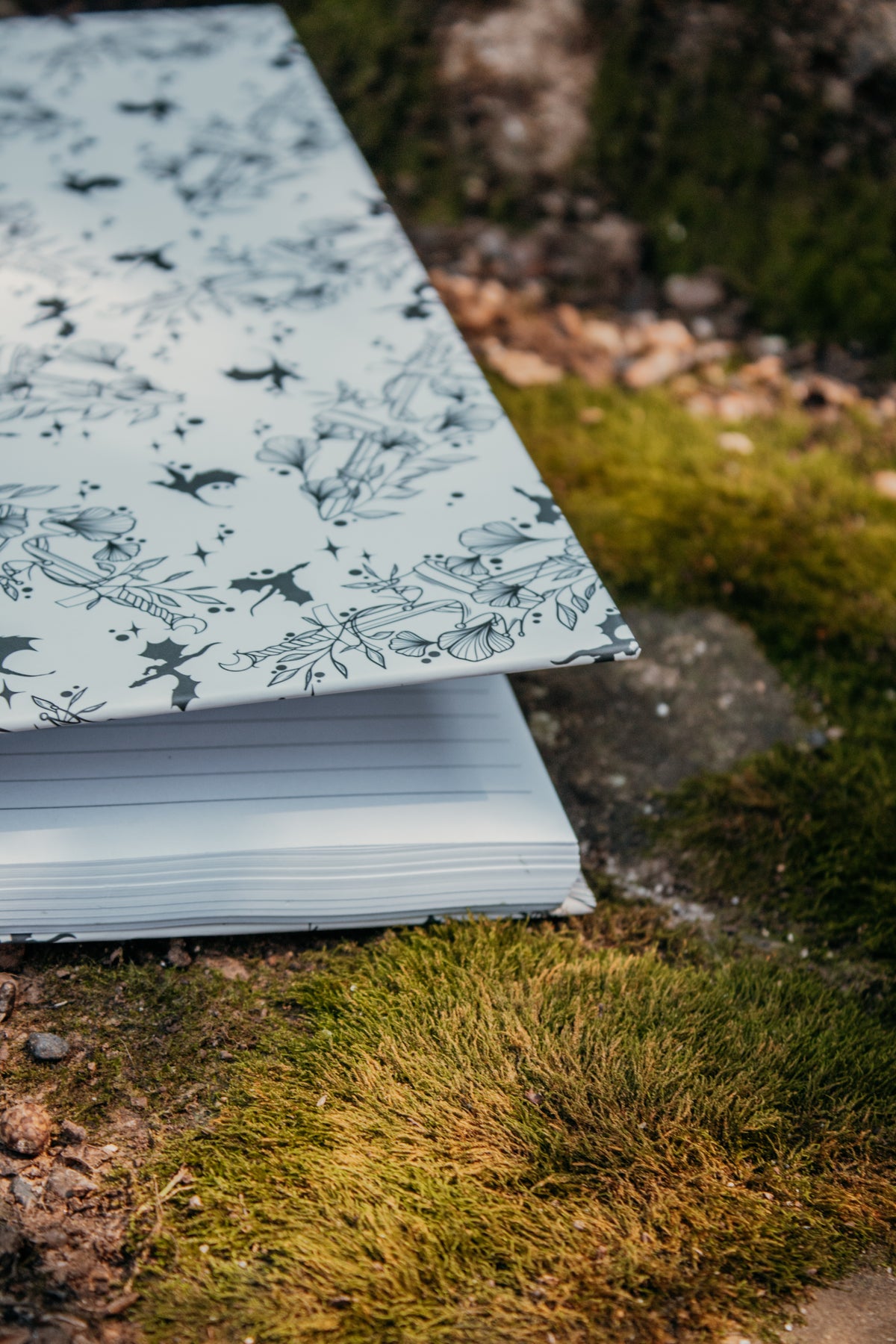 Ivory Swords Hardcover Notebook