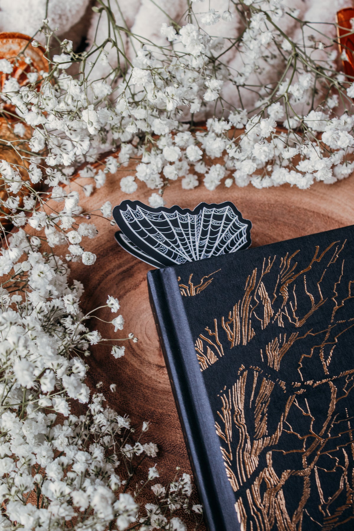 Spiderweb Butterfly Wings 3D Bookmark