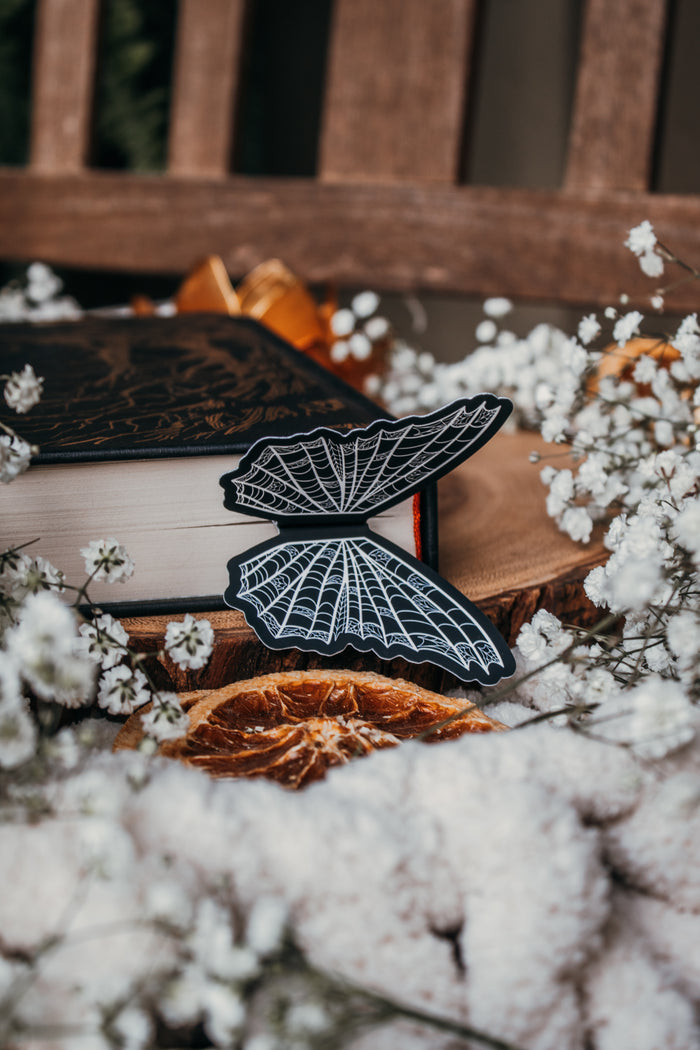 Spiderweb Butterfly Wings 3D Bookmark
