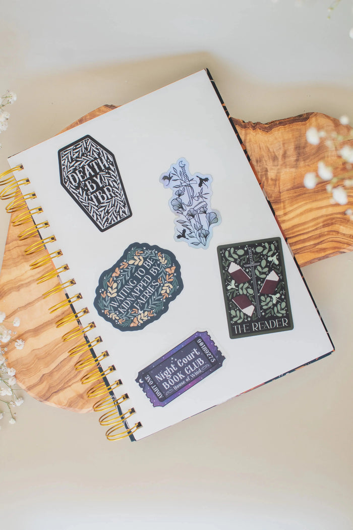 Burgundy Books Reusable Sticker Collecting Book