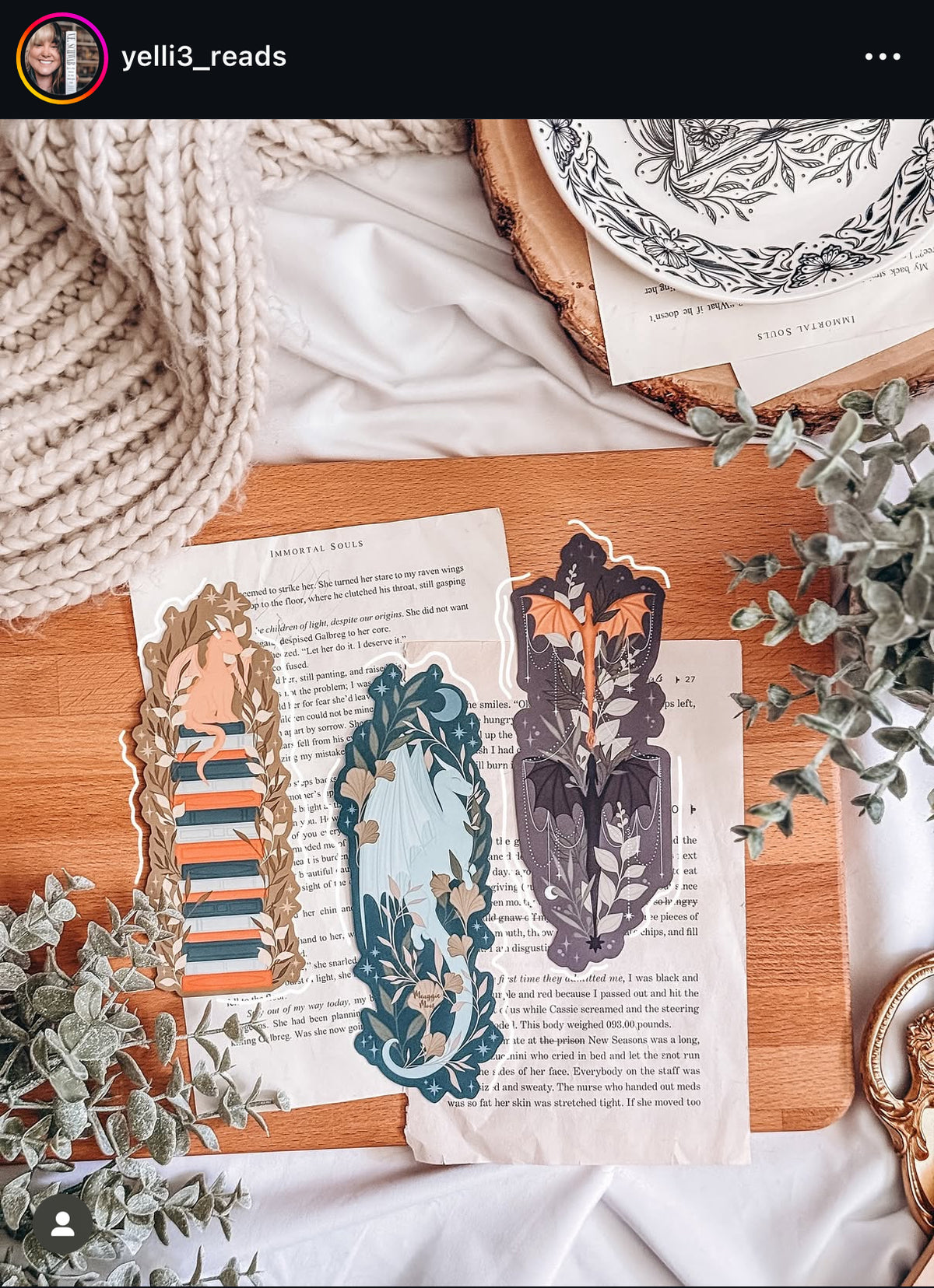 Moonlight Dragon Bookmark