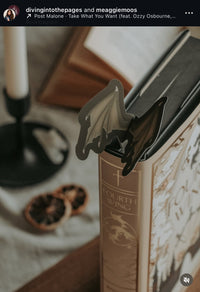 Green Dragon Wings 3D Bookmark
