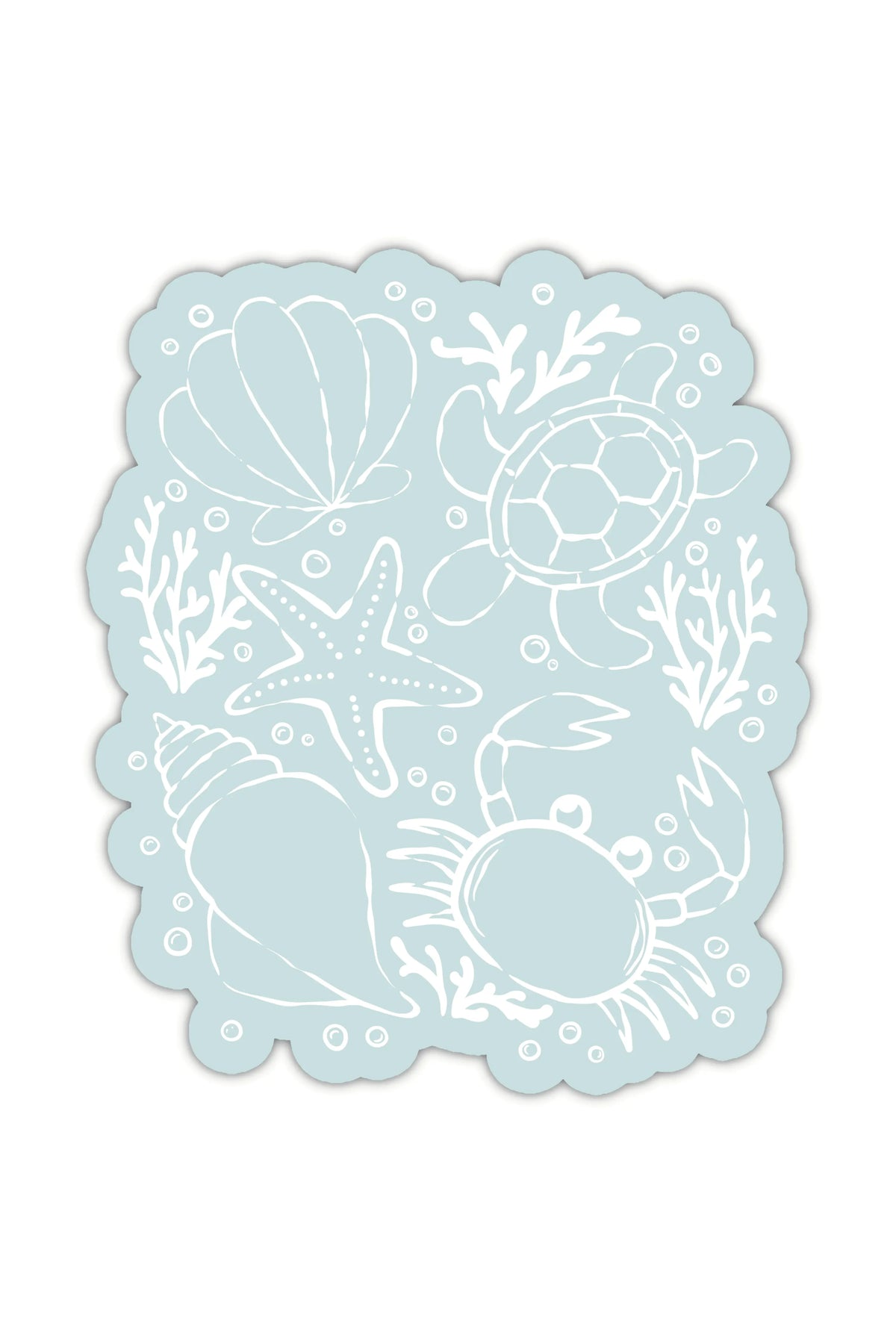 Coastal Icons Waterproof Vinyl Sticker