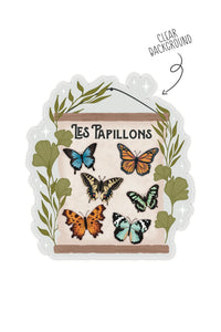 Butterfly Banner Sticker