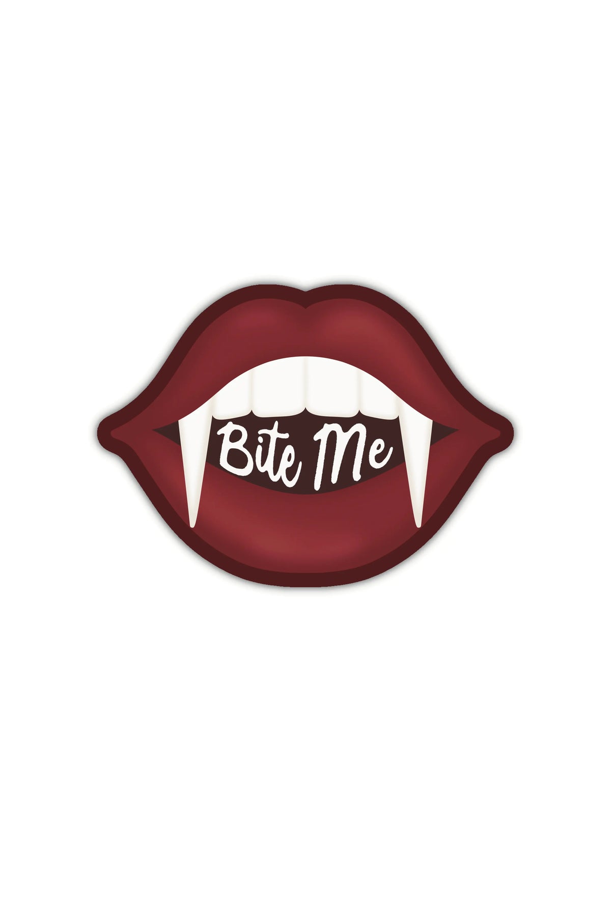 Bite Me Vampire Sticker