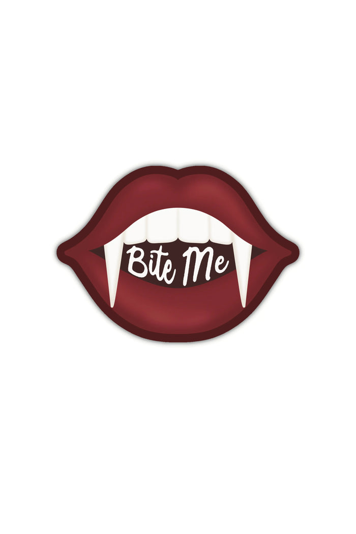 Bite Me Vampire Sticker