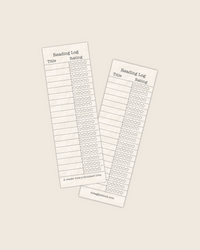 Reading Log Bookmark