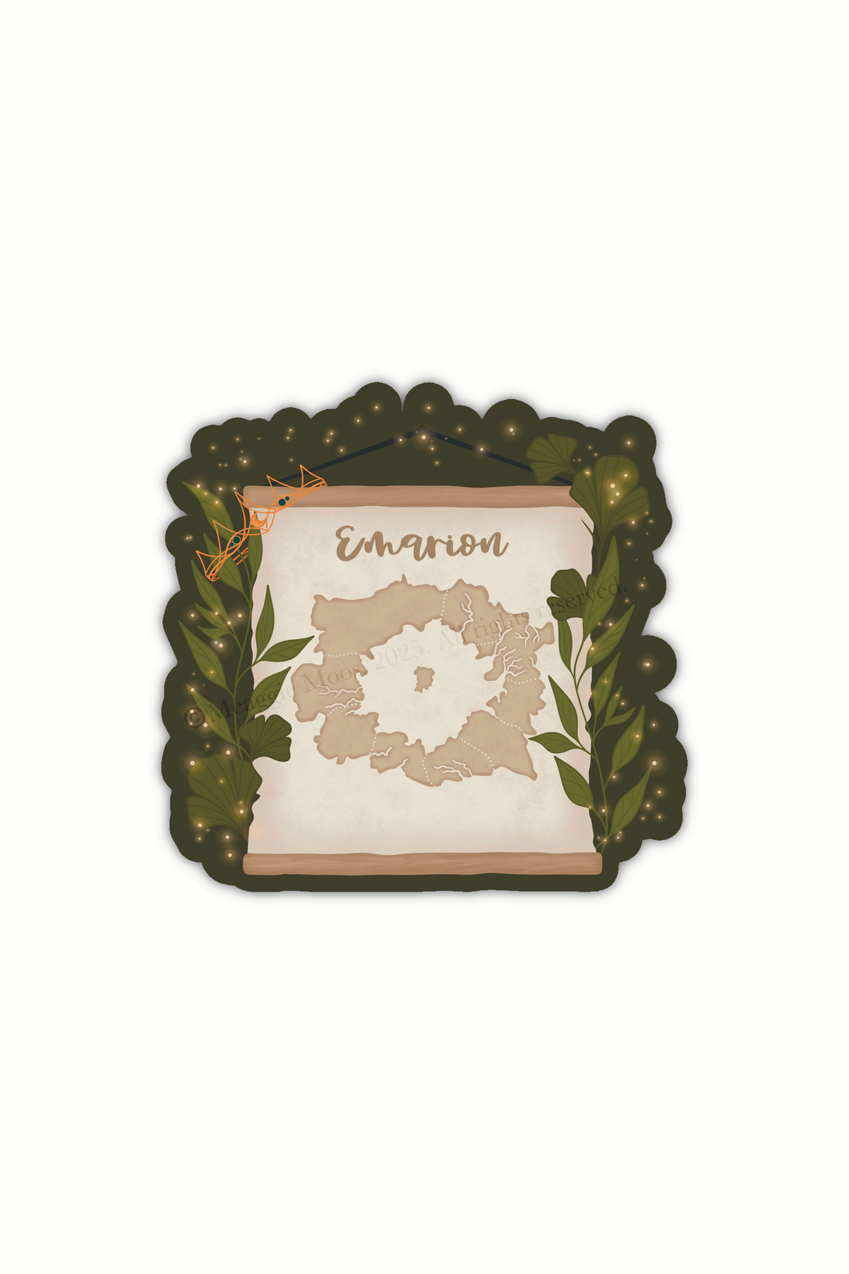 Emarion Map Vinyl Sticker