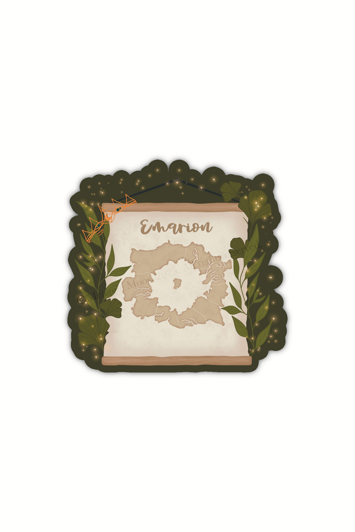 Emarion Map Vinyl Sticker