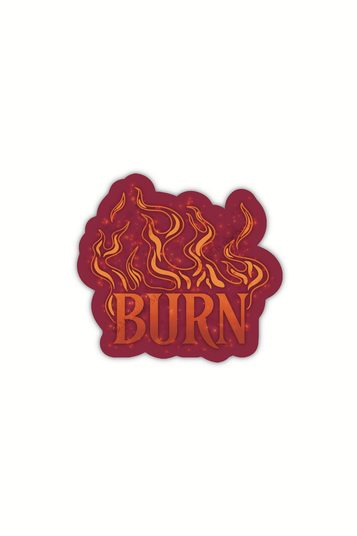 BURN Everflame Vinyl Sticker