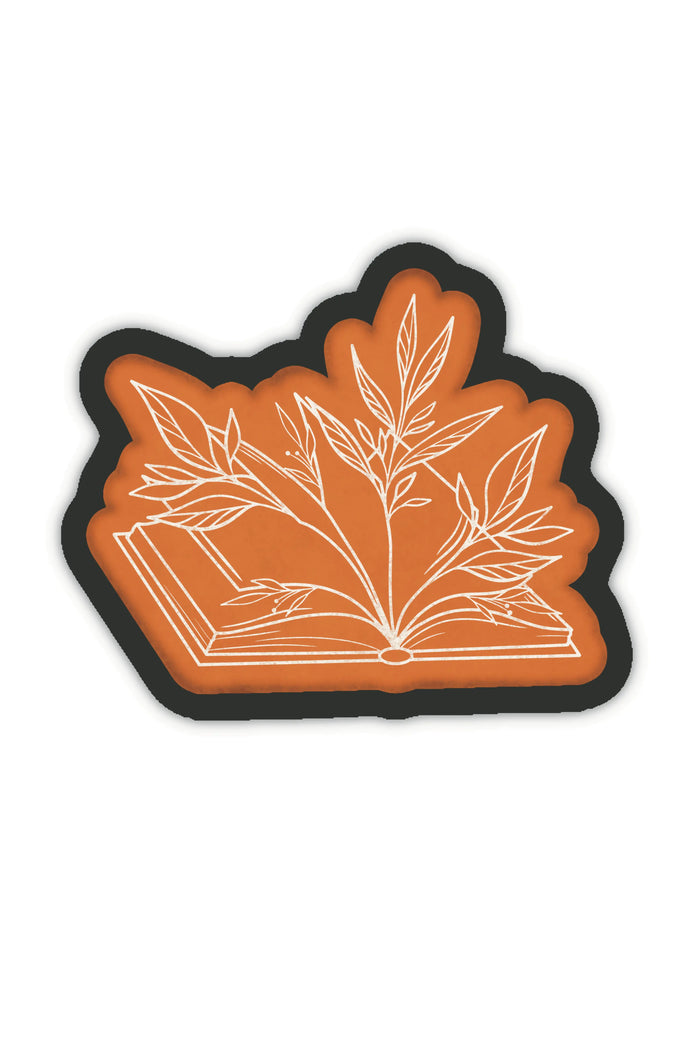 Vinyl Sticker | Open Gingerbread Book