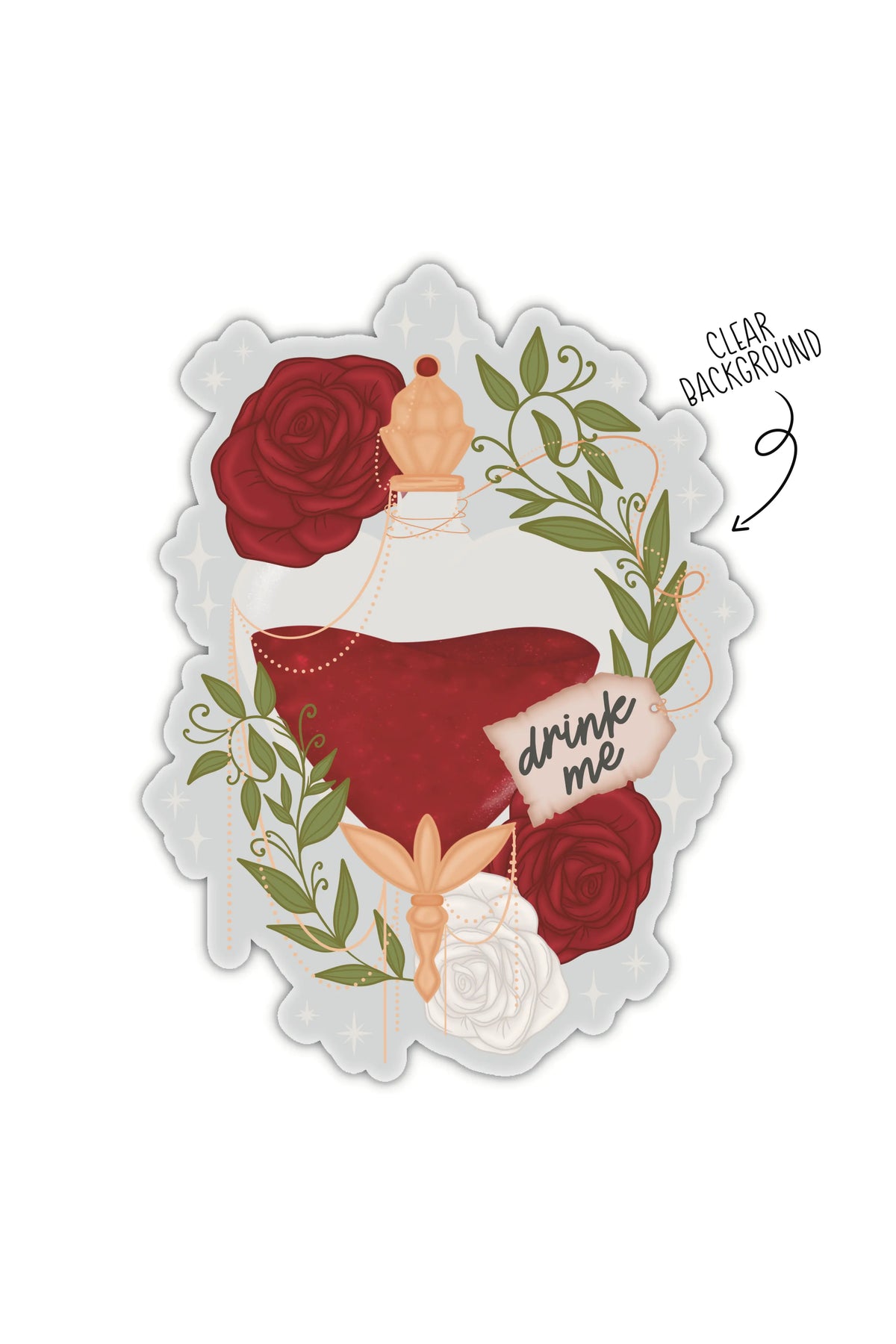 Alice in Wonderland Sticker | Drink Me Potion