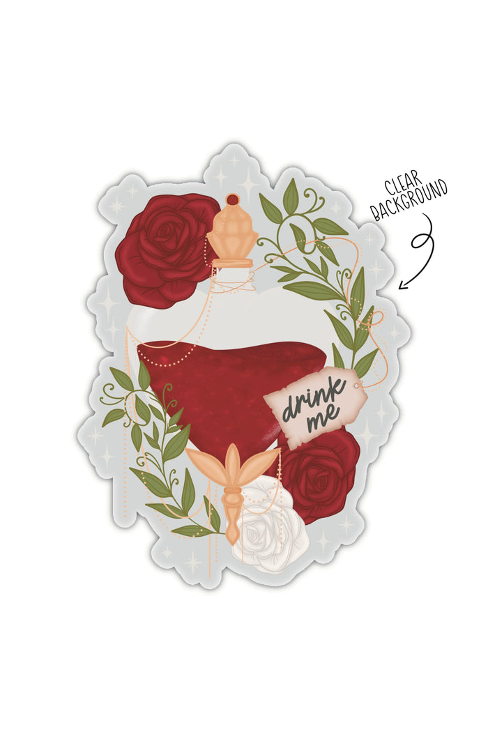 Alice in Wonderland Sticker | Drink Me Potion