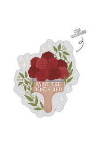 Alice in Wonderland Sticker | Paint The Roses Red