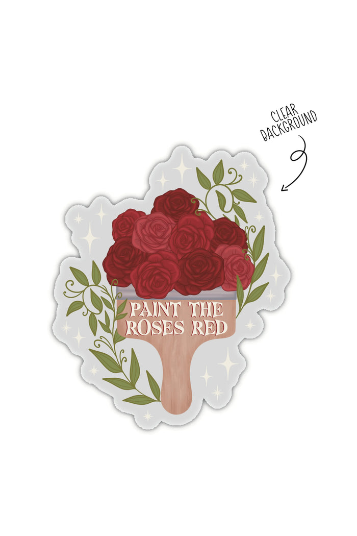 Alice in Wonderland Sticker | Paint The Roses Red