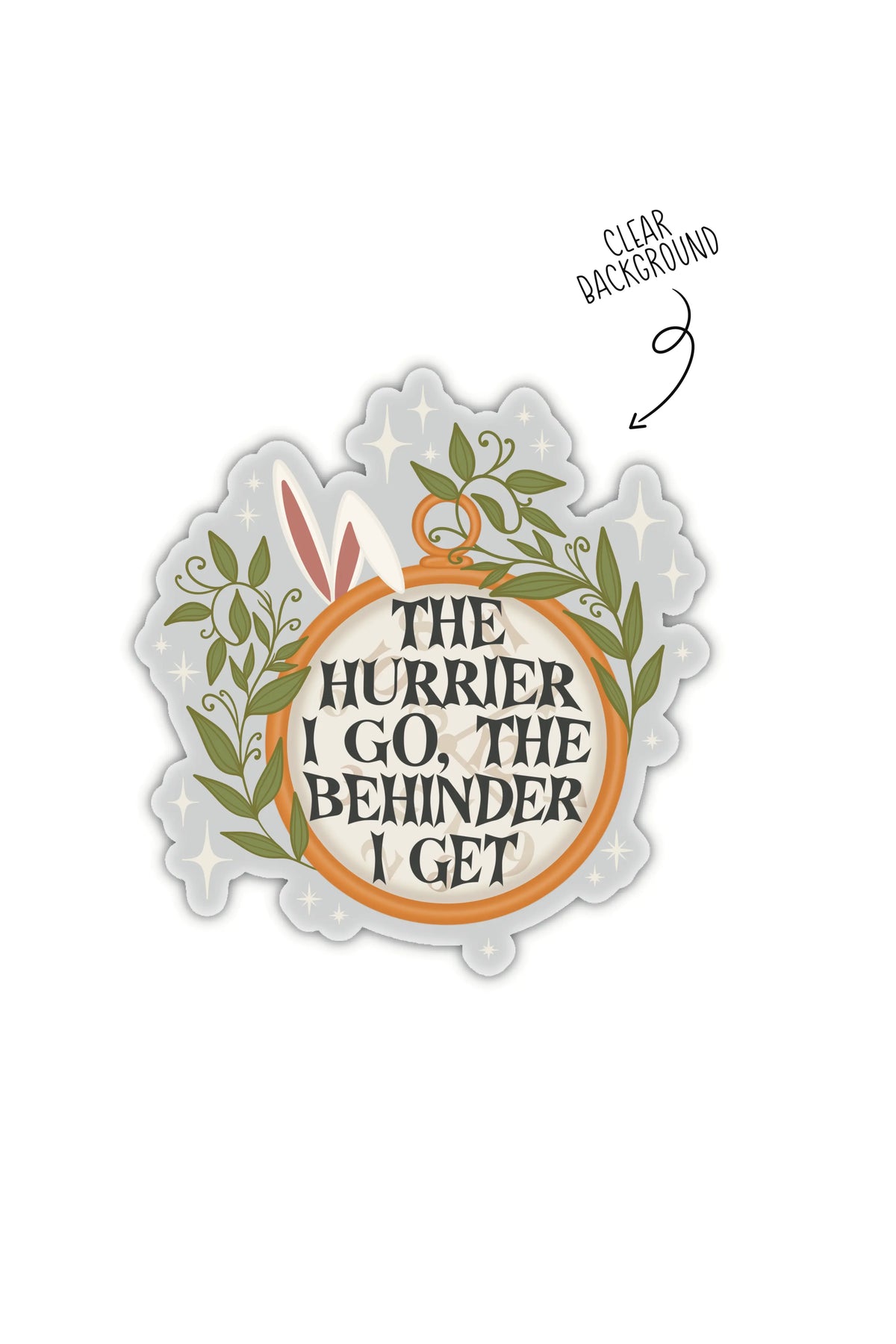 Alice in Wonderland Sticker | Pocket Watch