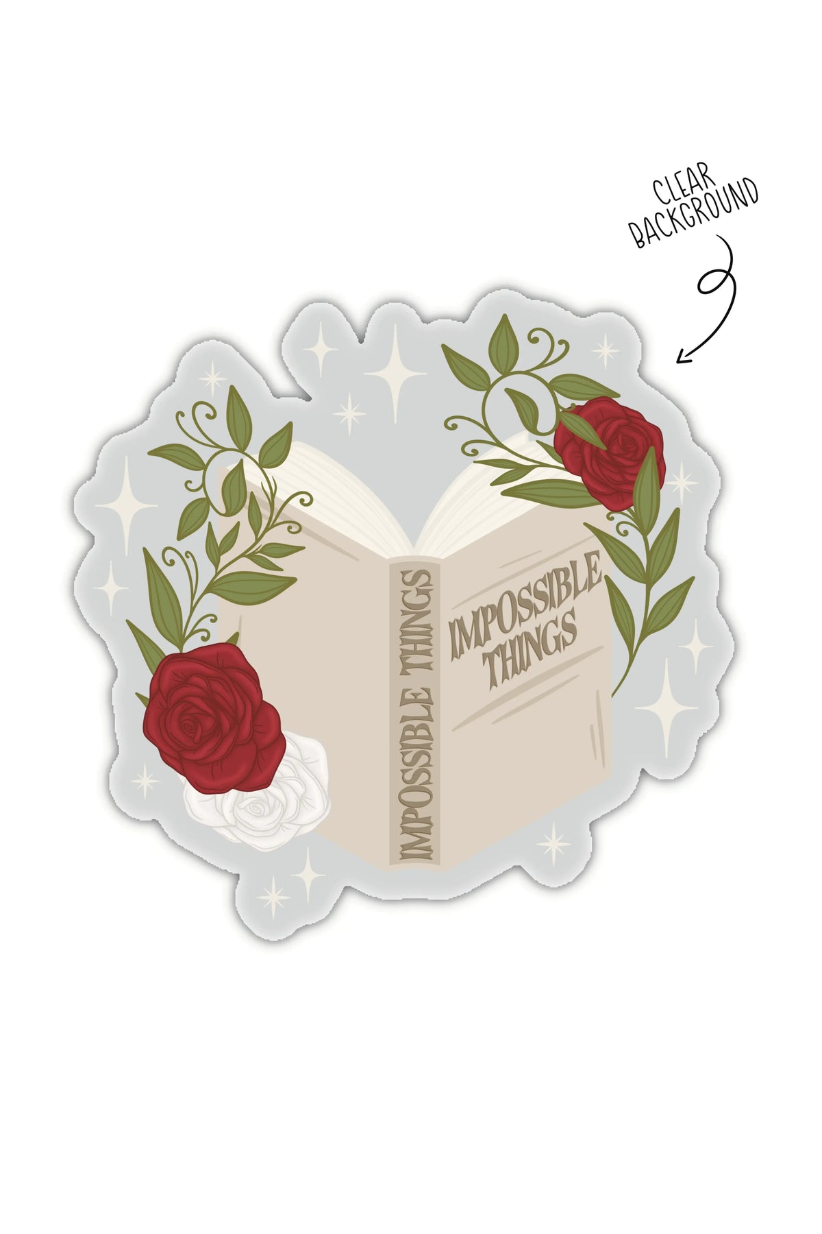 Alice in Wonderland Sticker | Book Of Impossible Things