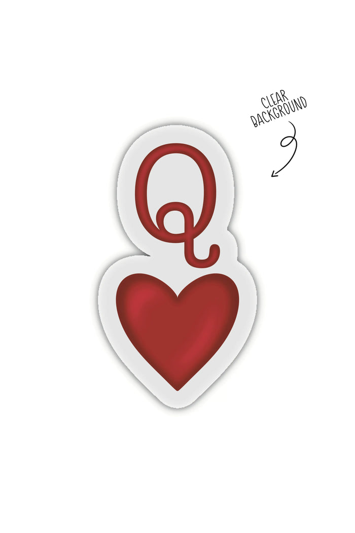 Alice in Wonderland Sticker | Queen of Hearts