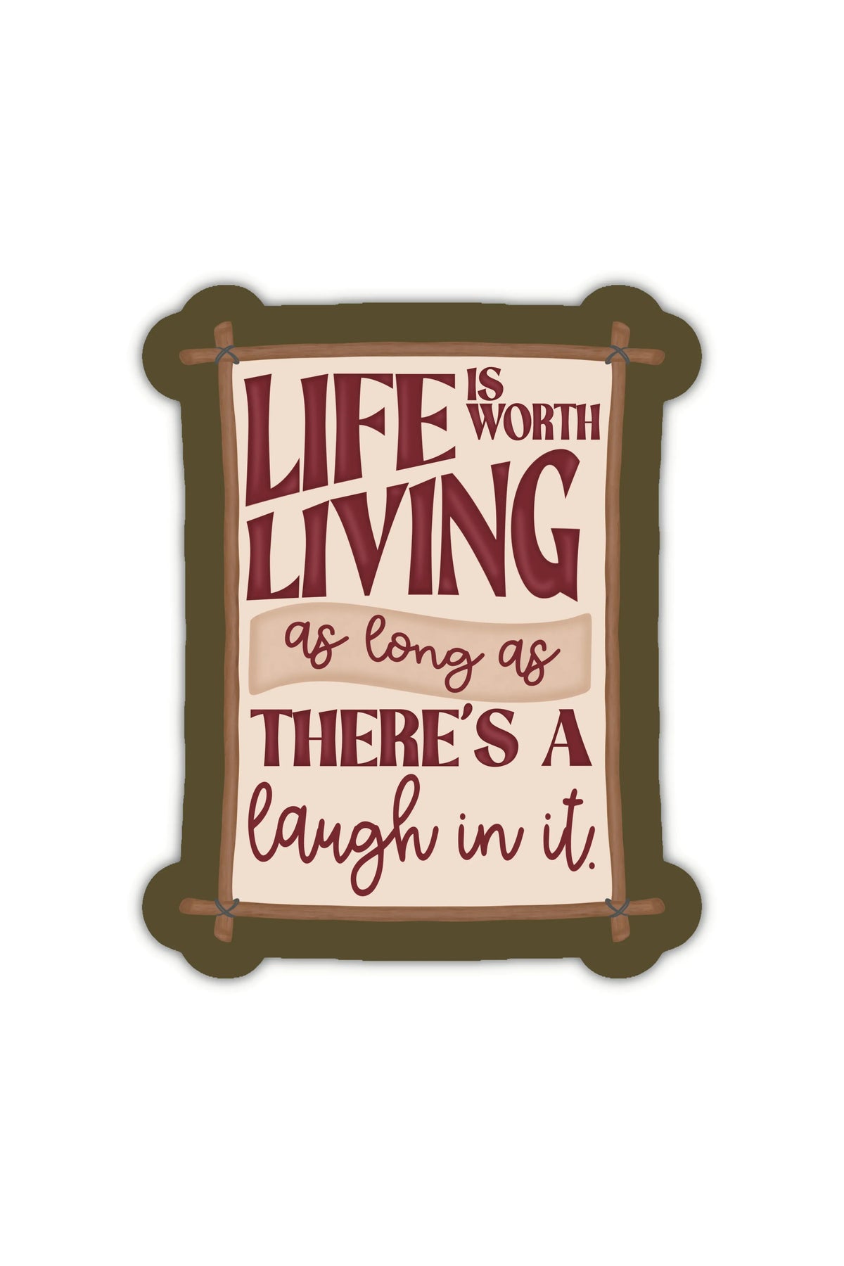 Anne of Green Gables Sticker | Laugh In It Quote