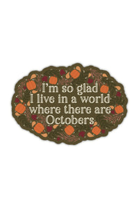 Anne of Green Gables Sticker | Octobers Quote