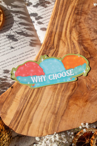 Romance Reader Book Trope Why Choose Sundae Die-Cut Bookmark