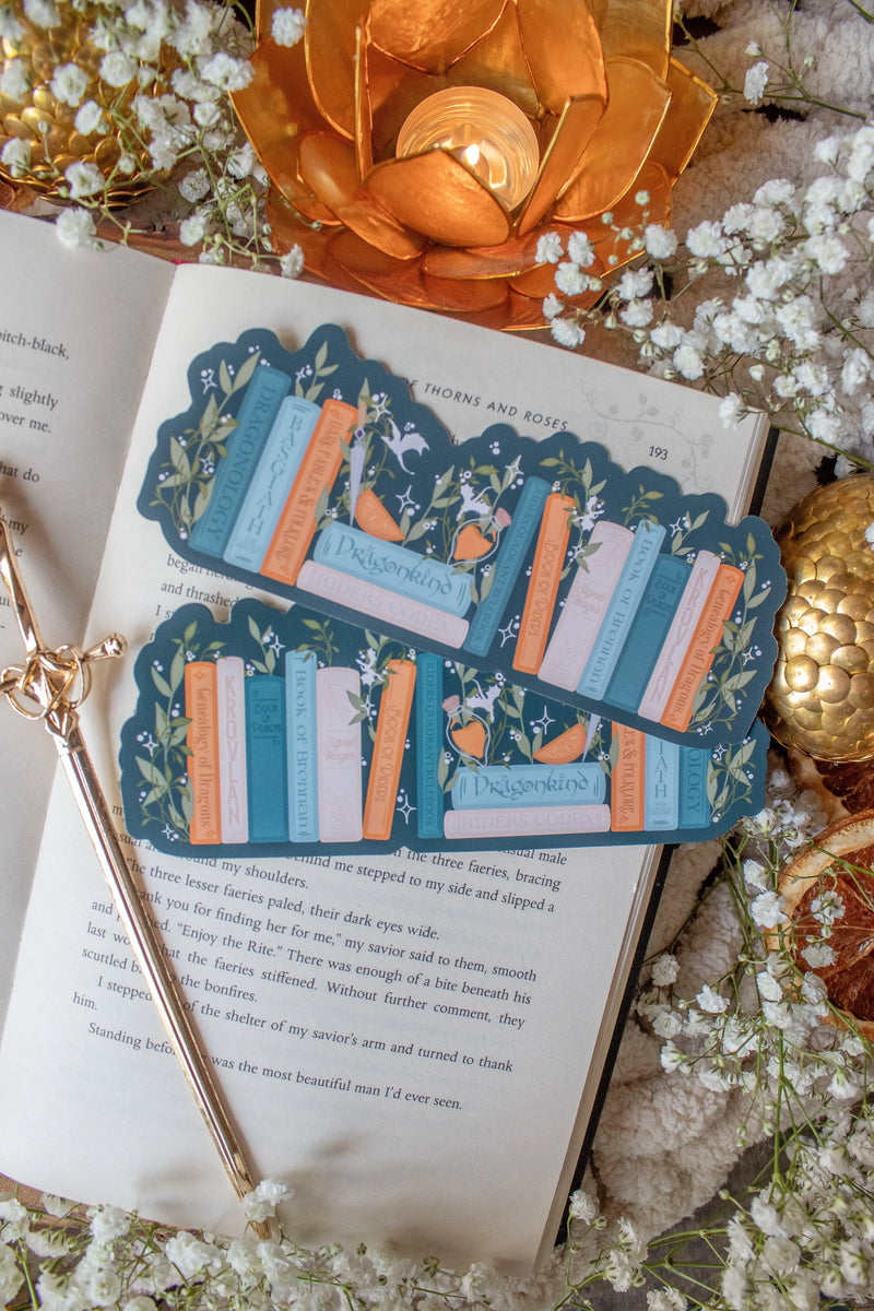 Fourth Wing Bookmark | Color Violet's Bookshelf