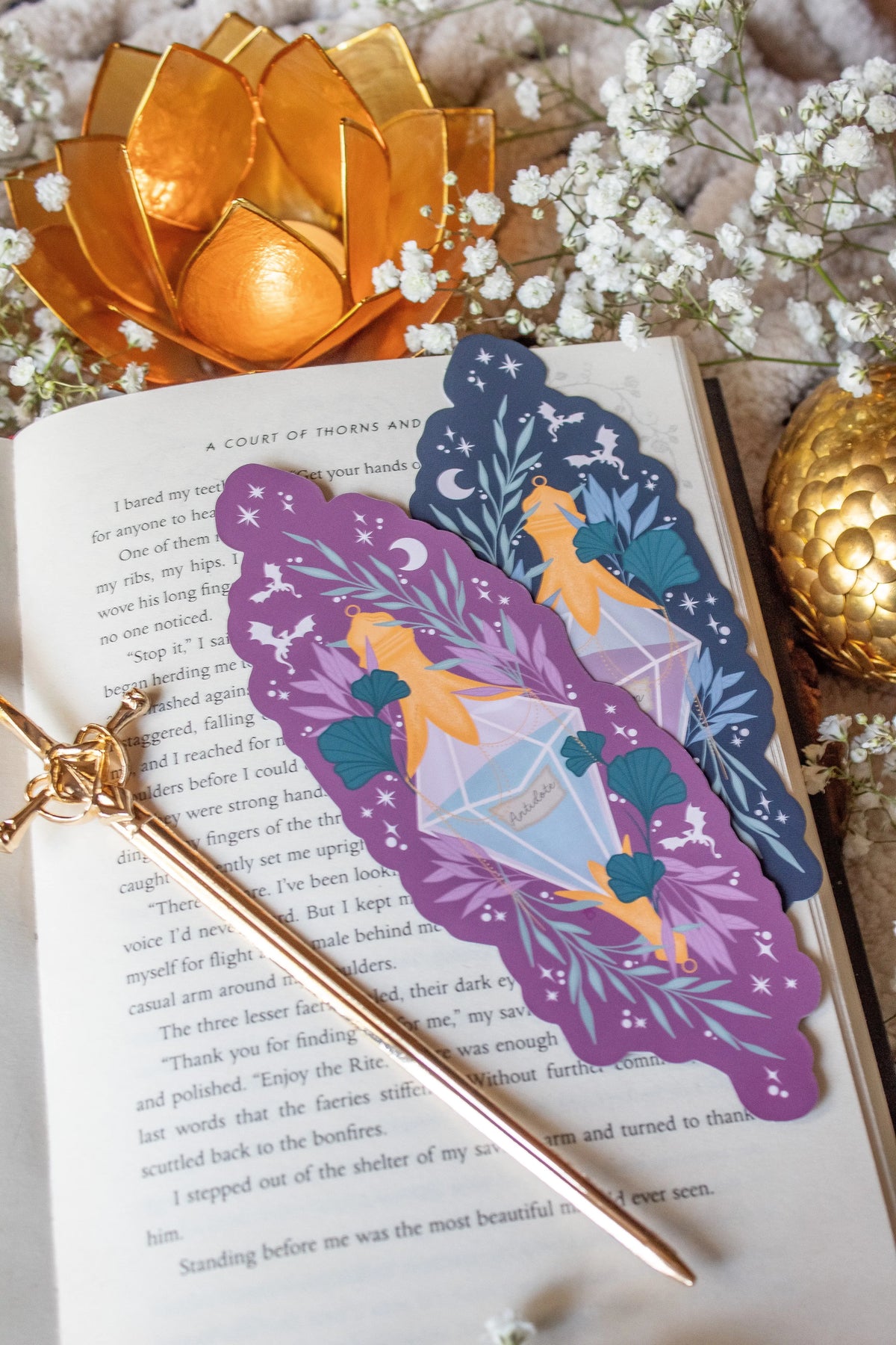 Fourth Wing Bookmark | Serum & Antidote Vial