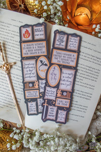Fourth Wing Bookmark | Quote Wall
