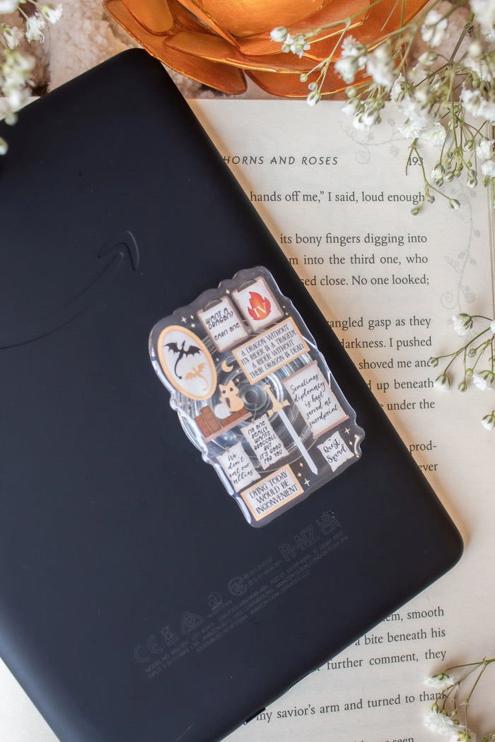 Fourth Wing | Quote Wall Kindle / Phone Grip