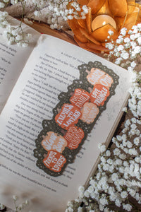 Book Trope Pumpkin Patch Die-Cut Bookmark