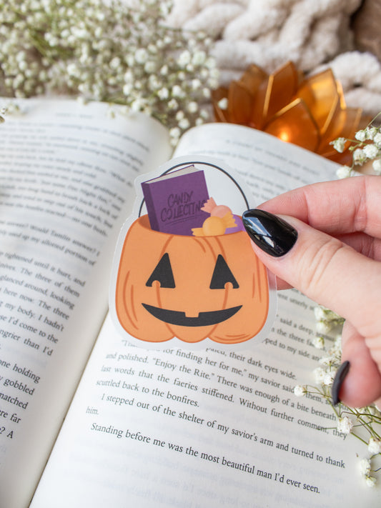 Bookish Candy Bucket Waterproof Sticker | 2.2"x2.5"