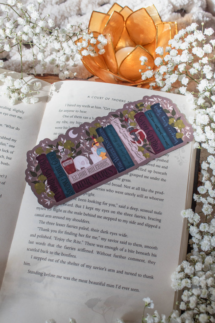 Serpent and The Wings of Night Die-Cut Bookmark | Oraya's Bookshelf