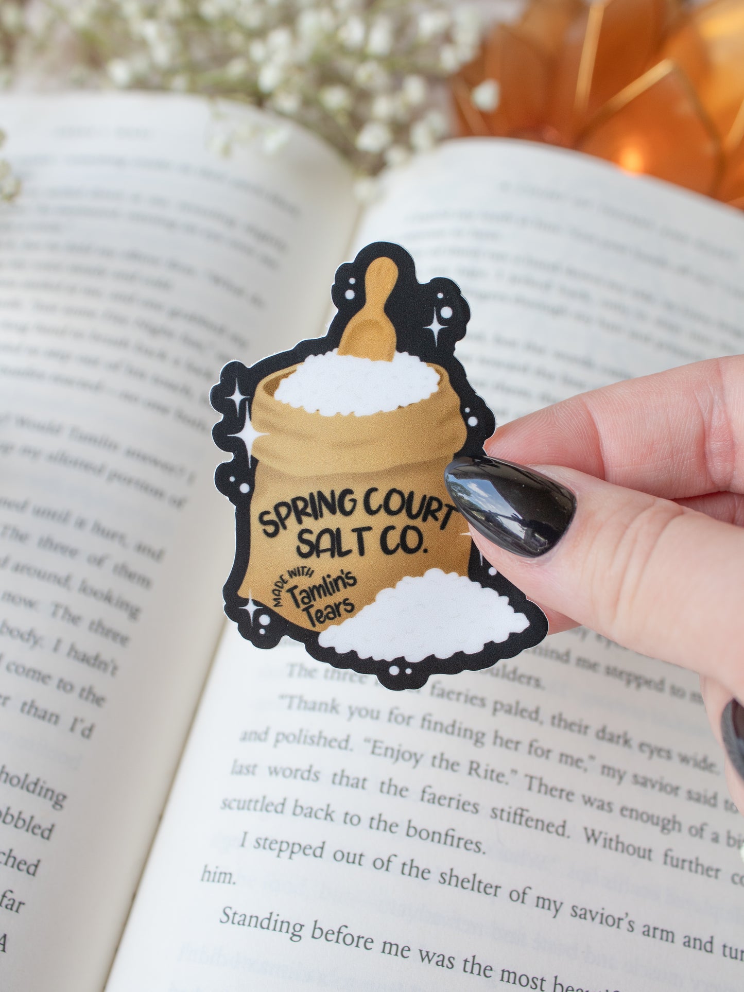 Spring Court Salt Co ACOTAR Waterproof Sticker | A Court of Thorns and Roses | SJM | 1.8"x2.5"