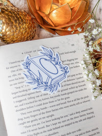 White Porcelain Book Waterproof Vinyl Sticker