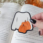 Cozy Pumpkin Sweater Waterproof Sticker | 2.2"x2.5"