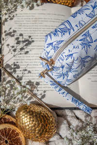 Bookish Cosmetic / Pencil Pouch Zip Bag | Porcelain Books