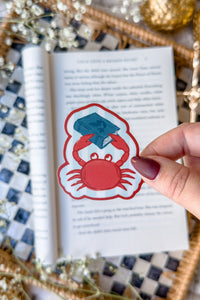 Clepto Crab Waterproof Vinyl Sticker