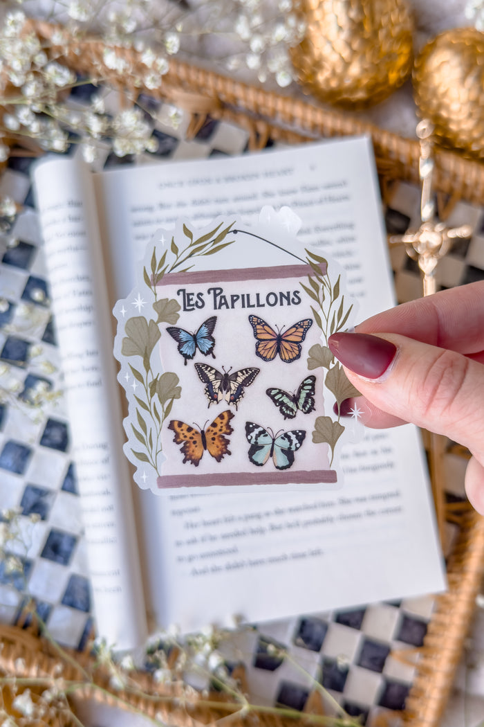 Butterfly Banner Sticker