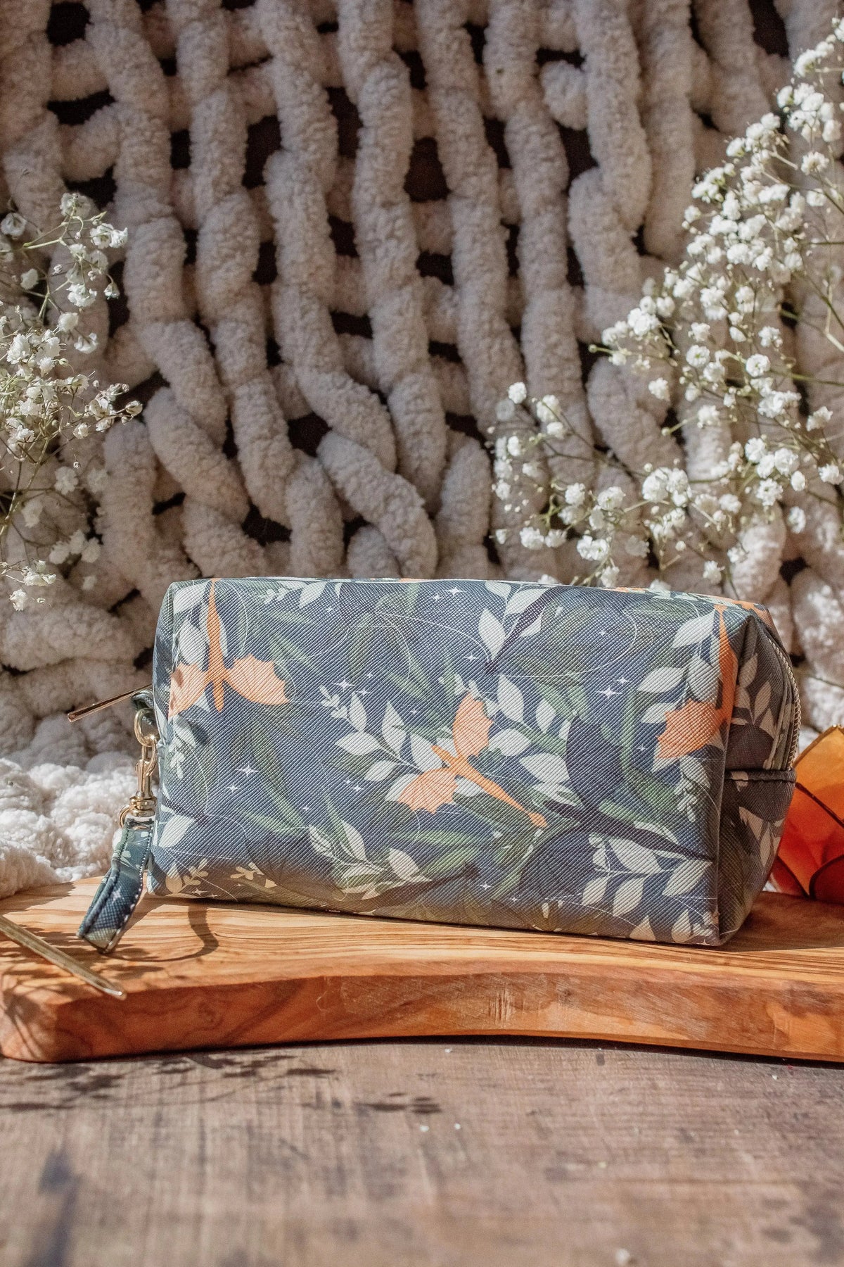 Bookish Cosmetic / Pencil Pouch Zip Bag | Fourth Wing Tairn & Andarna The Empyrean Series