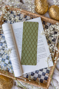 Green Dragon Scales Foil Bookmark