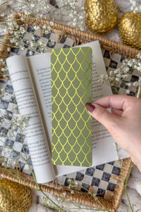 Green Dragon Scales Foil Bookmark