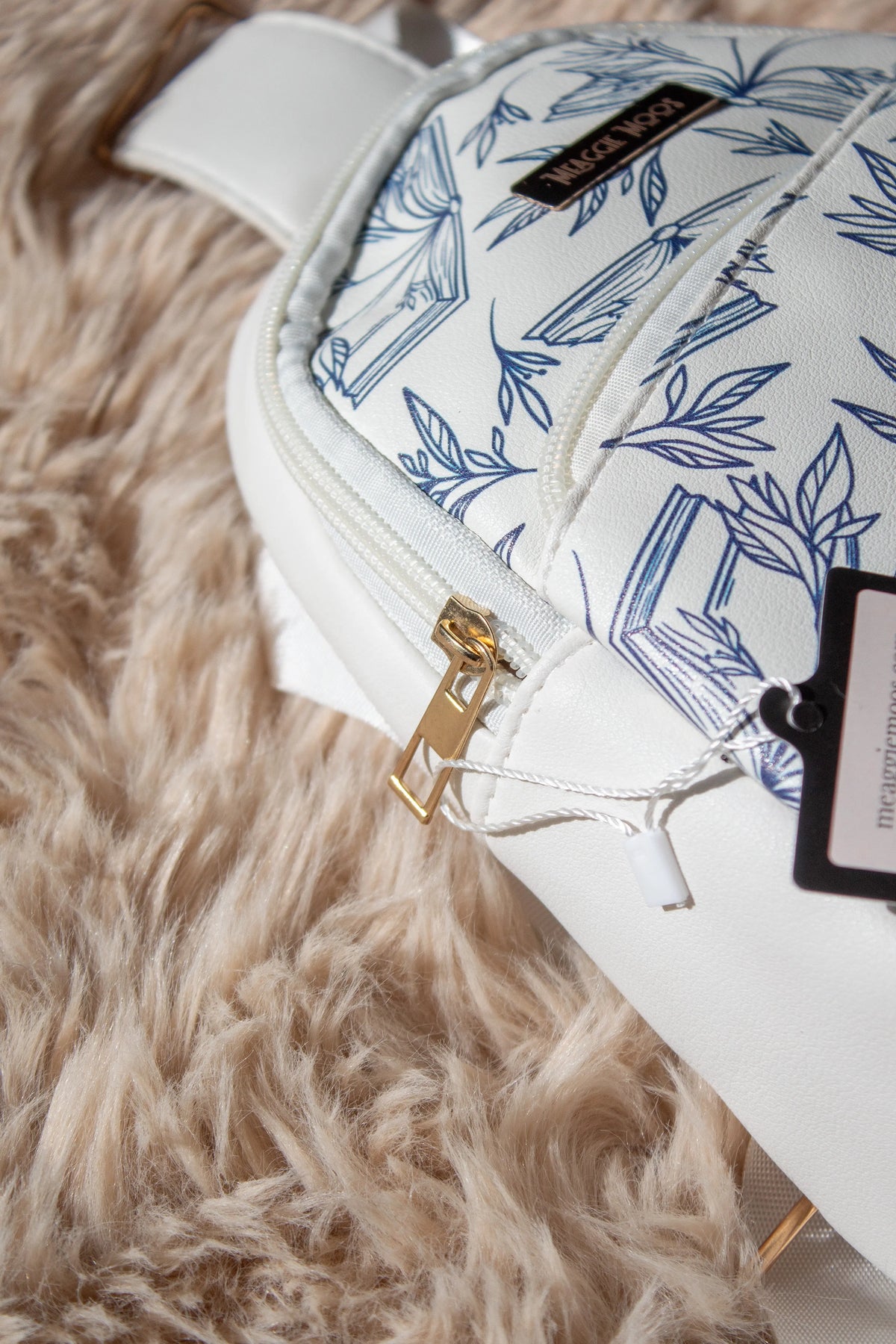 Porcelain Books E-Reader Crossbody Bag