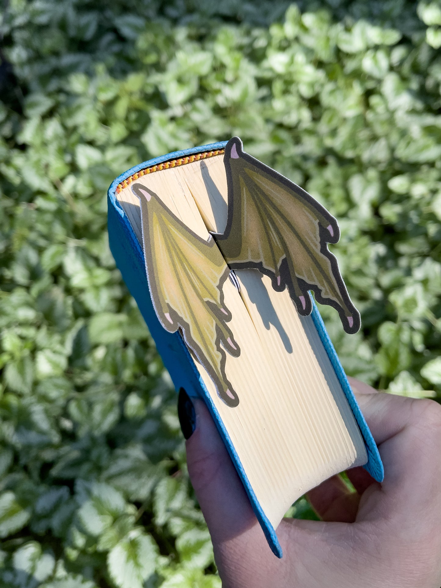 Green Dragon Wings 3D Bookmark