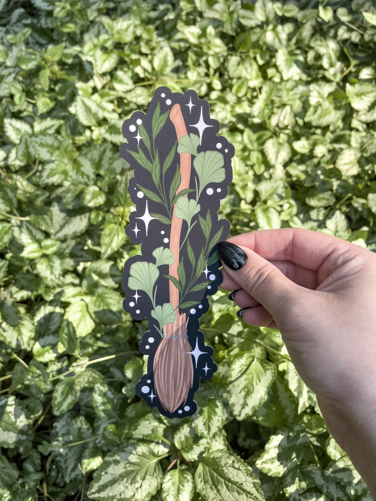 Magical Broom Bookmark